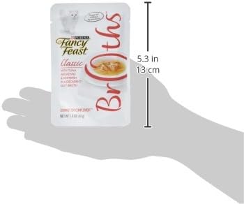 Purina Fancy Feast Broth Cat Food Topper (16 Ct) 1.4 oz Pouches