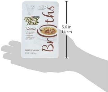 Purina Fancy Feast Broths Classic Cat Food Topper (16 Pack) 1.4 oz