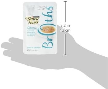 Purina Fancy Feast Broth Cat Food Complement (16 Ct) 1.4 oz Pouche
