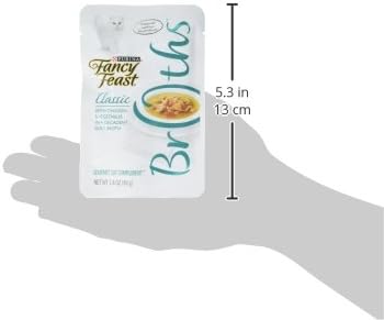 Purina Fancy Feast Broths Classic Cat Food Topper (16 Pack) 1.4 oz